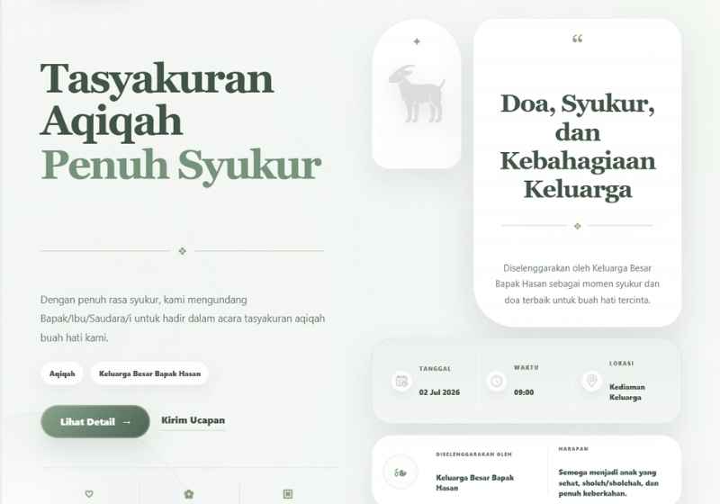 Preview Aqiqah Soft
