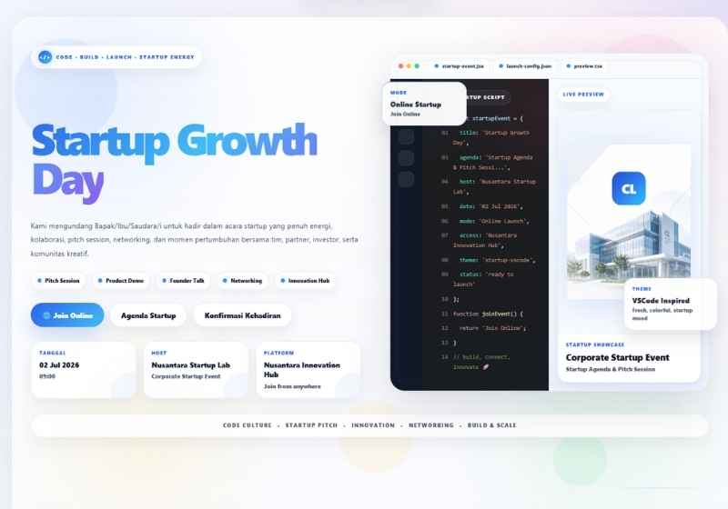 Preview Startup Event