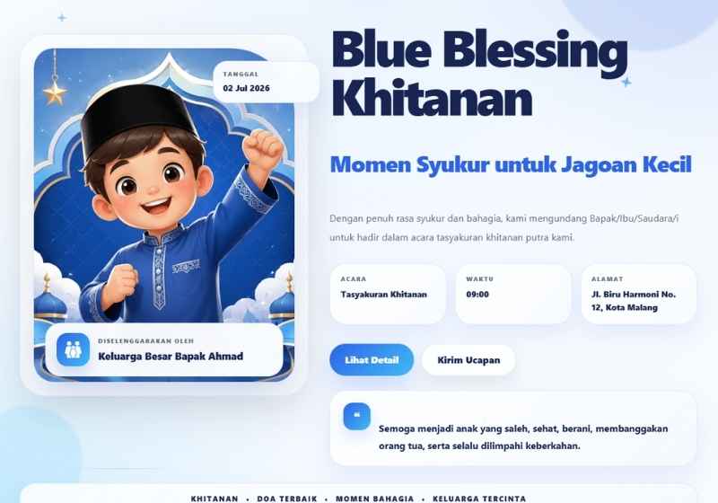 Preview Blue Khitan